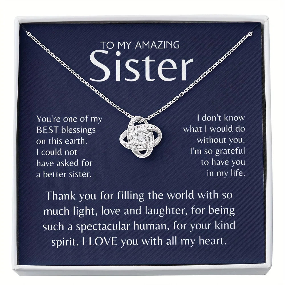 To My Sister Necklace